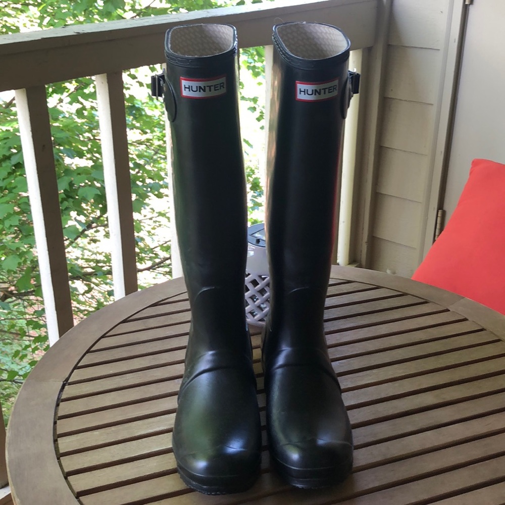 Original Tall Black Hunter Rainboots